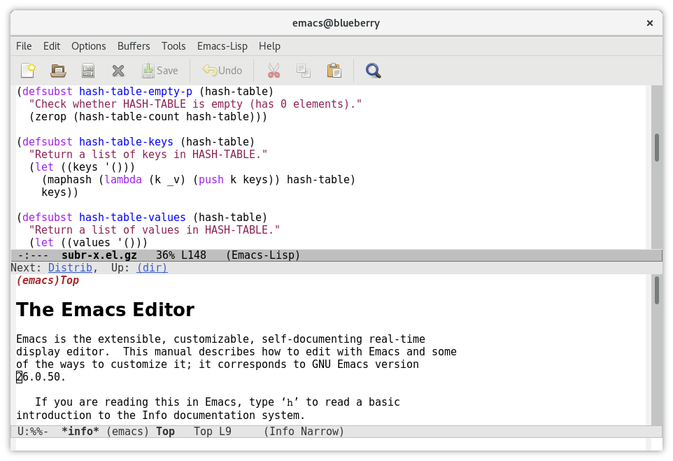 Emacs代码编辑器