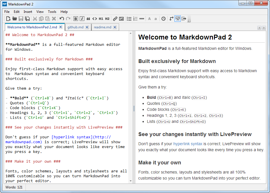 markdownpad编辑器