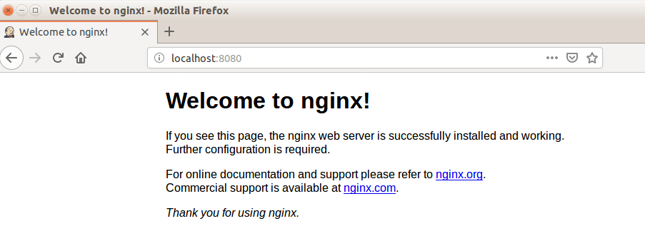 浏览器查看nginx