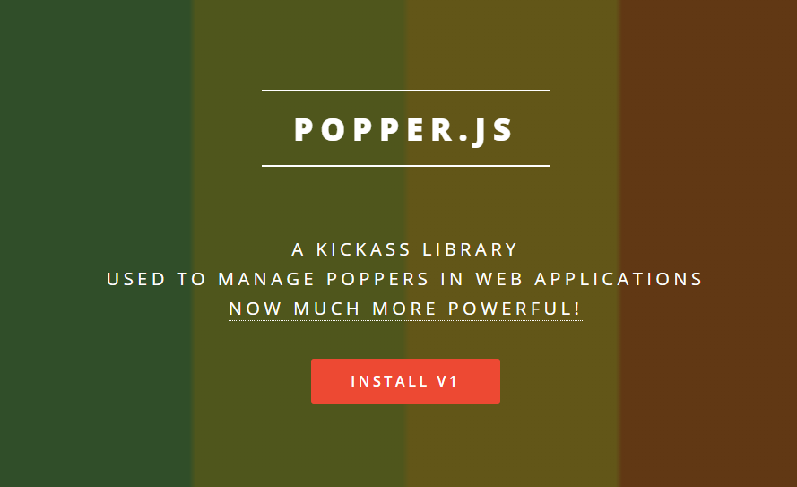 JS前端框架propper.js