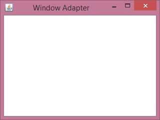 java awt windowadapter示例1