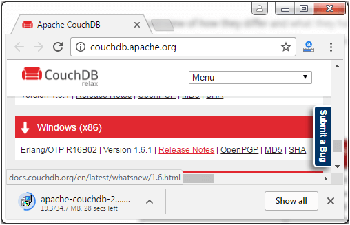 CouchDB安装3