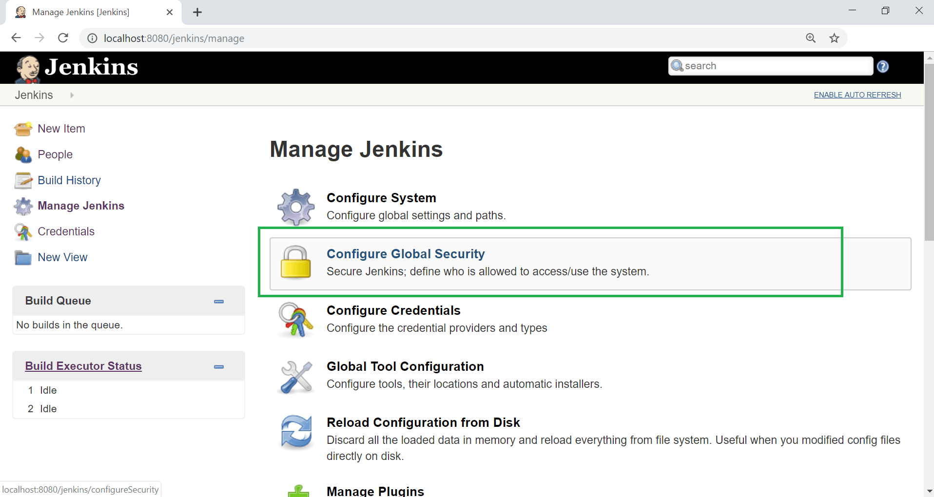 在Jenkins中创建和管理用户