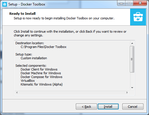 在Windows上安装docker