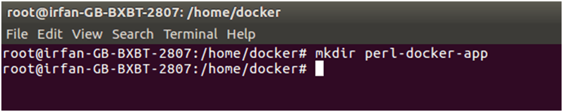 Docker Perl应用程序1