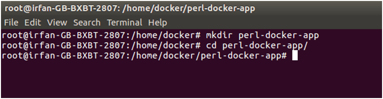 Docker Perl应用程序2