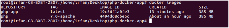 Docker Php应用程序4