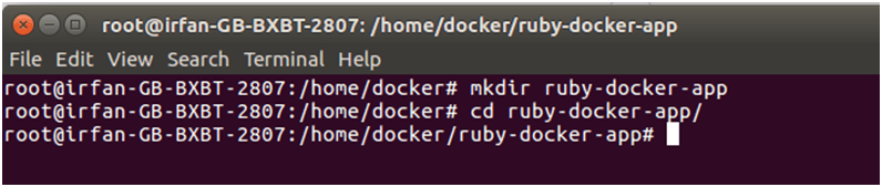 Docker Ruby应用程序2