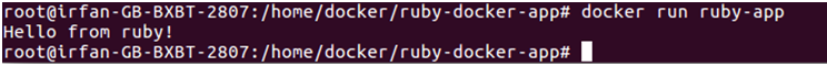 Docker Ruby应用程序4