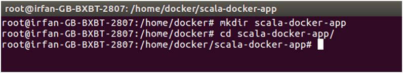 Docker Scala应用程序2