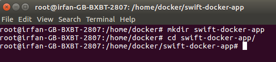 Docker Swift应用程序2