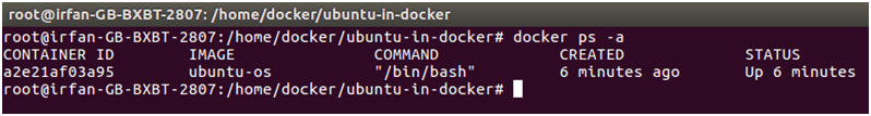 Docker Ubuntu应用程序5