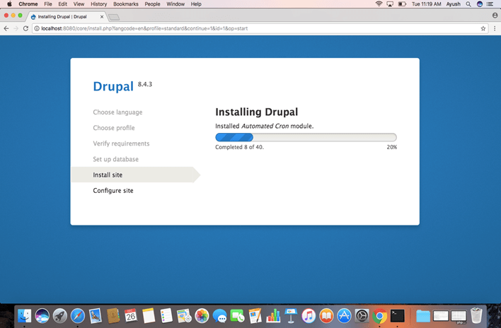Drupal MacOS 7