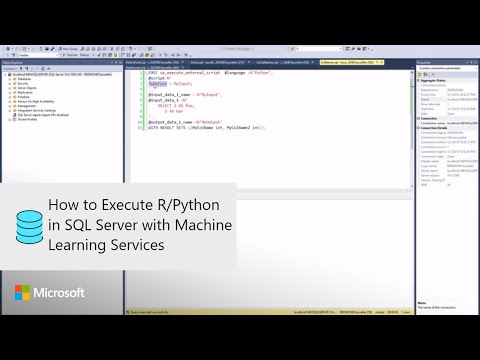 如何在SQL中执行Python/R 3