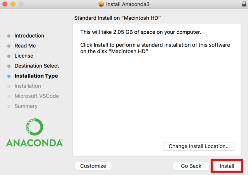 在Mac OS X上安装Anaconda8