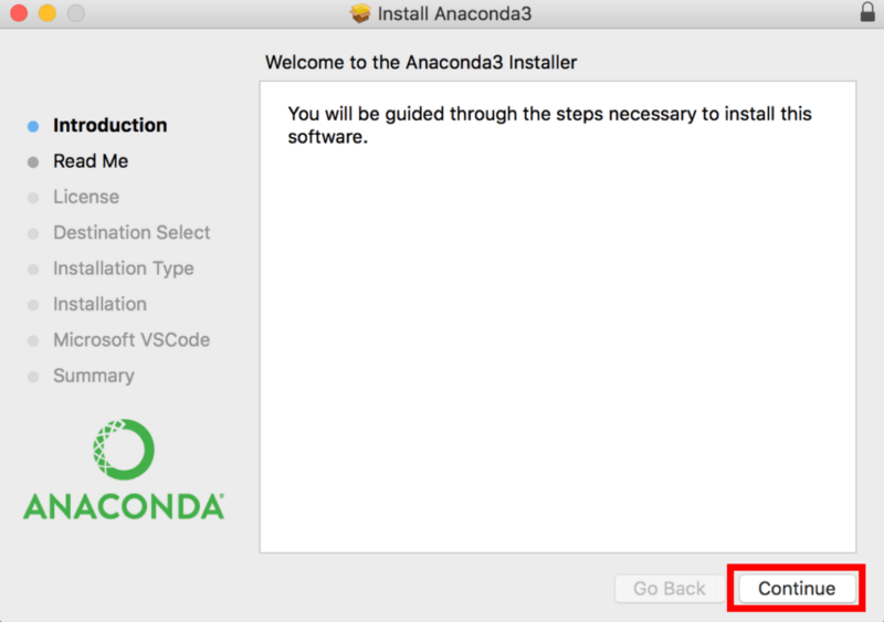 在Mac OS X上安装Anaconda4