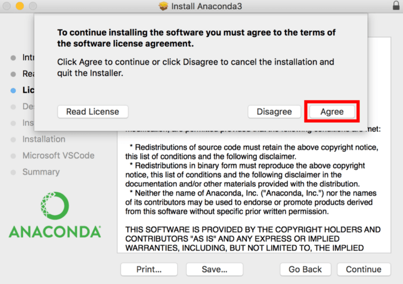 在Mac OS X上安装Anaconda7