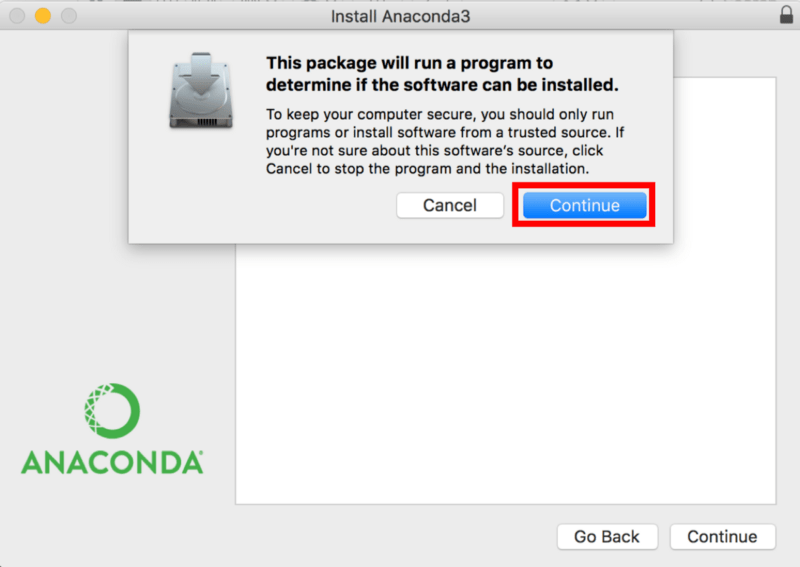 在Mac OS X上安装Anaconda3