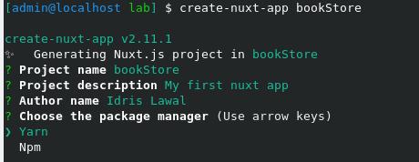 创建你的第一个Nuxt应用程序– CRUD书店10