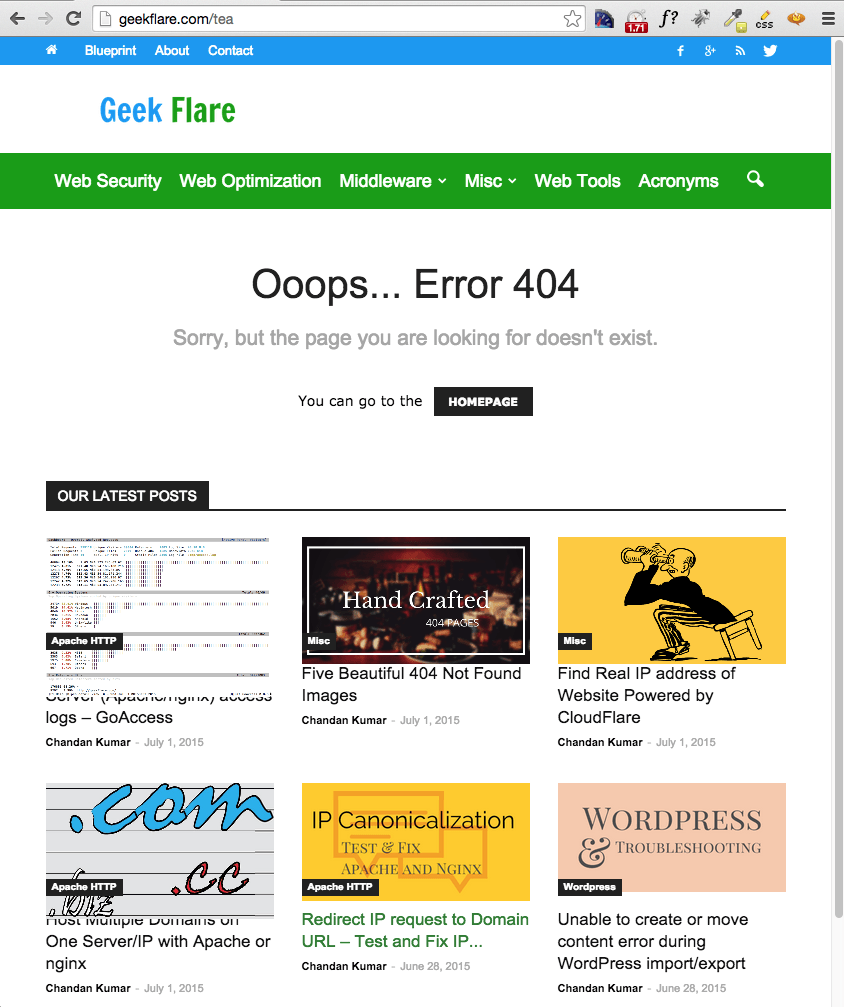 GeekFlare-ErrorPage