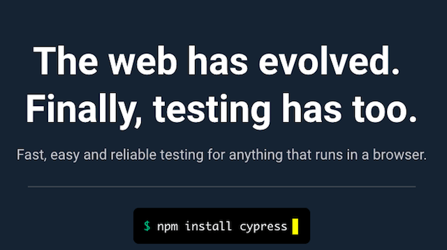 Cypress.io测试框架