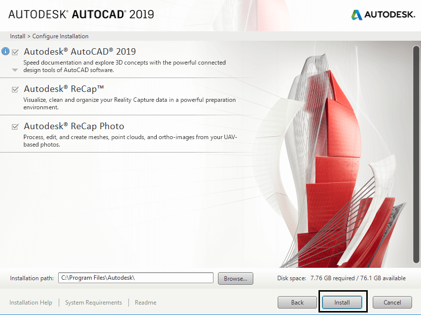 AutoCAD 2019免费下载