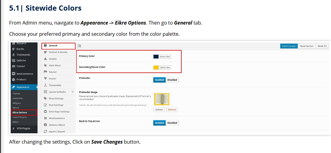 如何更改WordPress主题的所有按钮，图标和其他元素颜色？