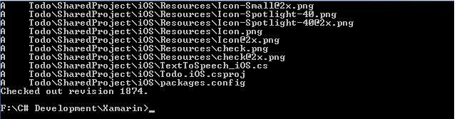 Git SVN克隆文件夹存储库