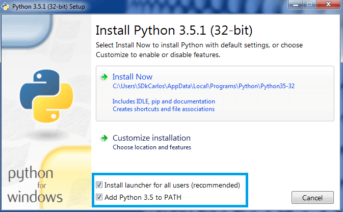 Python Hello World视窗