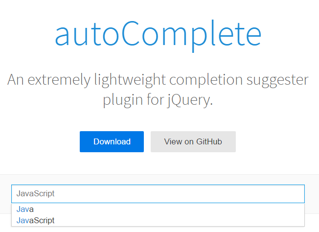 jQuery AutoComplete PixaBay