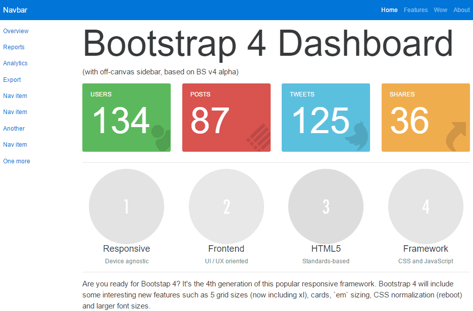 20+最佳免费Bootstrap管理模板集锦5
