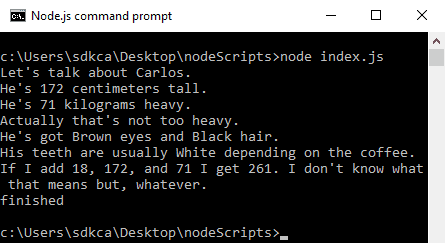 在node.js中执行python脚本并检索输出