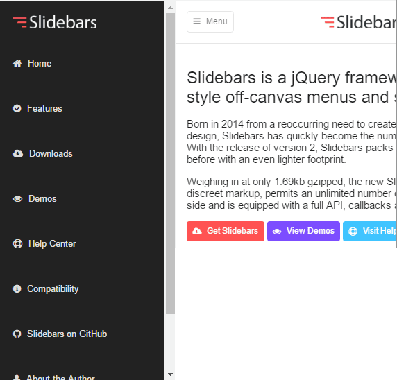 Slidebars演示