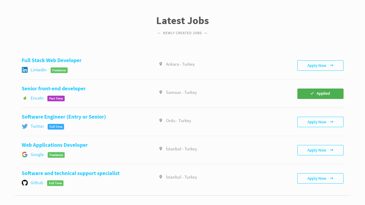 MyJob Premium Job Portal模板HTML5