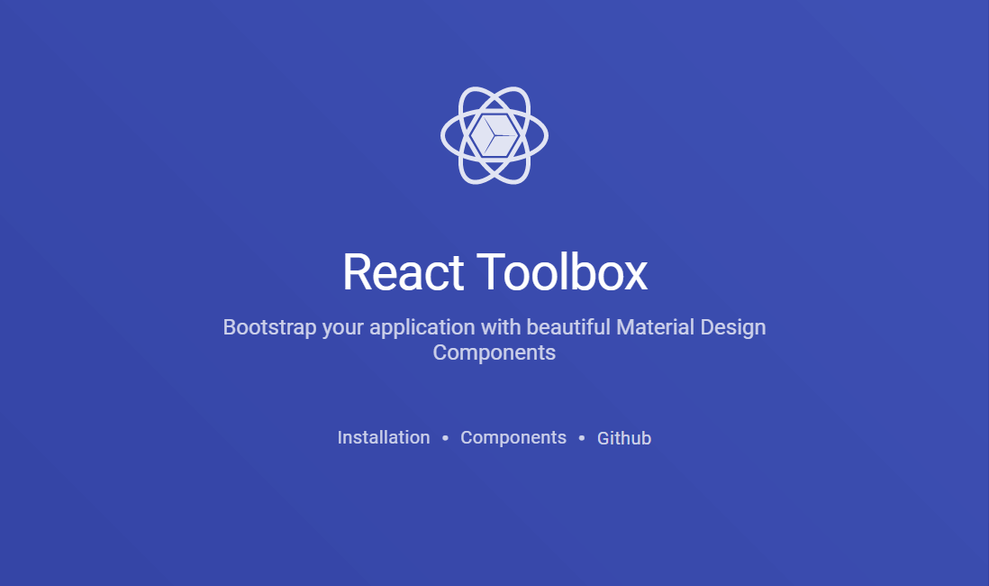 React Toolbox UI框架