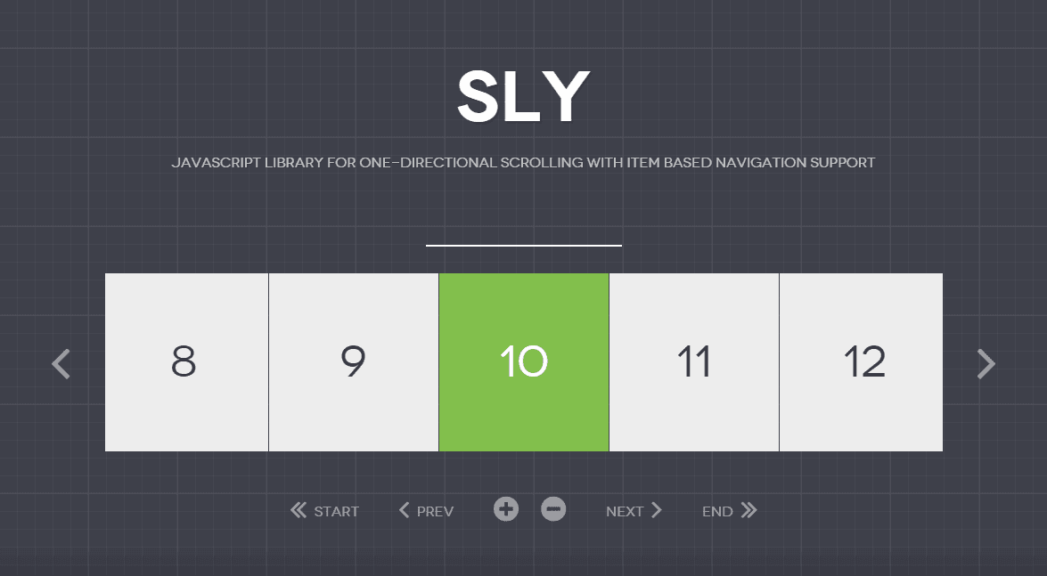 Sly JavaScript Slider库