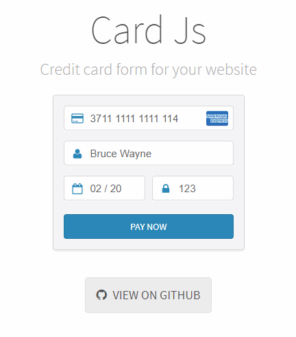 Card JS插件