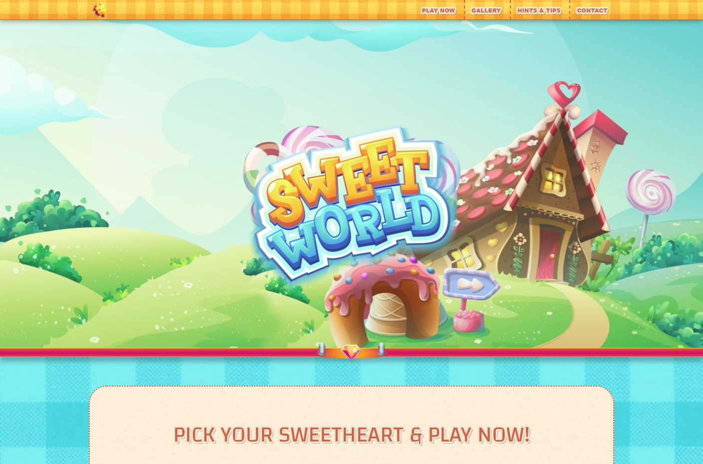 Sweet WorldHTML游戏模板