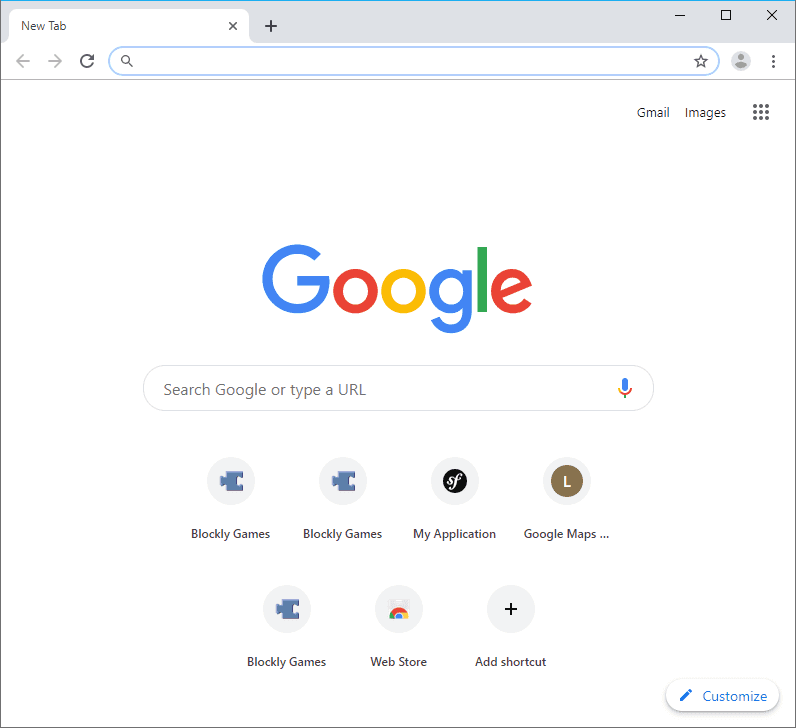 索引Chrome页面