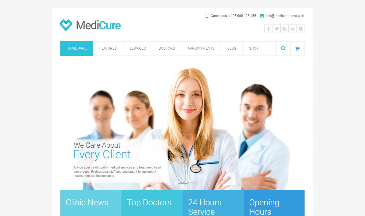 MediCure WordPress高级模板