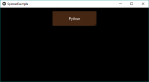 Python Kivy中的微调小部件1