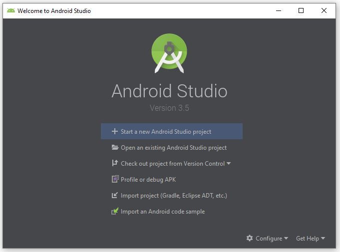 如何使用Kotlin在Android Studio中创建项目1