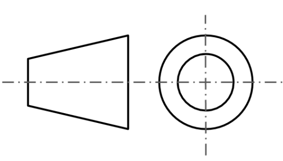 第一角度投影和第三角度投影之间的区别1